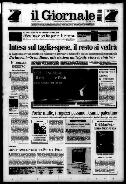 Il giornale : quotidiano del mattino